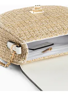 Sac à bandoulière aspect paille, bonprix
