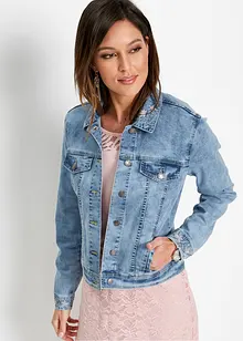 Jeansjacke mit Stickerei, bonprix