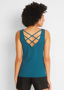 Jersey-Top mit Rückendetail, bonprix