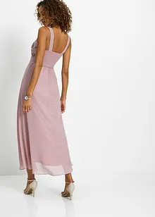 Chiffonkleid mit Pailettenstickerei, bonprix