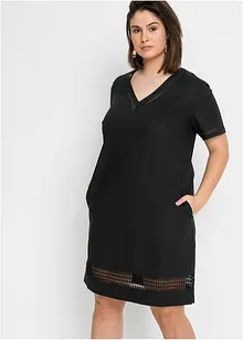 Kleid mit Spitzeneinsatz, bonprix