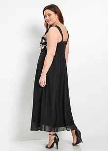 Chiffonkleid mit Pailettenstickerei, bonprix