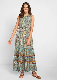 Maxi Web-Kleid mit Bordürendruck, bpc bonprix collection