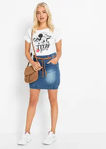 Jeansrock Mid Waist, bonprix