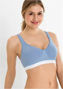 BH ohne Bügel mit Bio-Baumwolle (2er Pack), bonprix