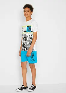 Shirt und kurze Hose (2-tlg.Set) aus Bio Baumwolle, bonprix