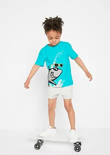 Jungen T-Shirt aus Bio Baumwolle (2er Pack), bonprix