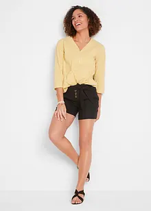 Short avec patte de boutonnage et lien à nouer, bpc bonprix collection