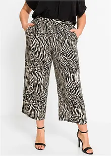 Bedruckte Culotte aus nachhaltiger Viskose, bonprix