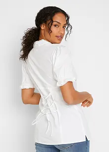 Blouse bavaroise à col Blanche-Neige, bonprix