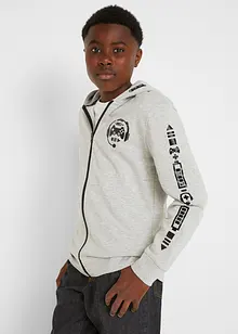 Jungen Kapuzenjacke aus nachhaltiger Baumwolle, bonprix