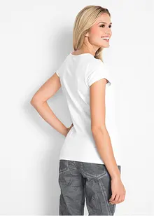 T-shirt extensible à manches courtes, bonprix