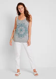 Baumwoll Tanktop mit Mandala-Print, bonprix