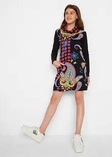 Mädchen Jerseykleid langarm aus Bio-Baumwolle, bonprix