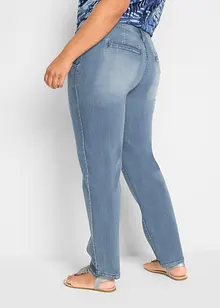 Soft-Stretch-Jeans im Chinostil, verkürzt, bonprix