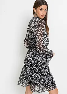 Robe en chiffon avec fond de robe, bonprix