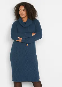 Strickkleid mit Schalkragen, bonprix