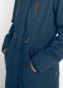 Winterparka mit Fellimitat-Kapuze, bonprix