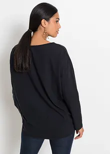 Off-Shoulder-Shirt mit Weihnachtsmotiv, bonprix