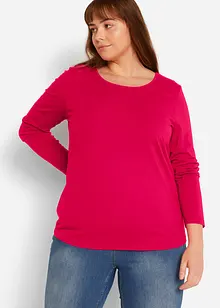 Lot de 2 T-shirts manches longues, bonprix