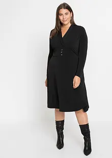 Jerseykleid mit Knöpfen, bonprix