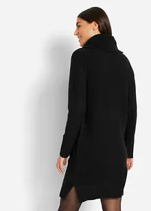 Oversize-Strickkleid mit Rollkragen, bonprix