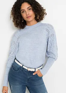 Pullover mit Ajourmuster, bonprix