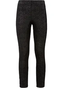 Glitzer Leggings aus Samt, bonprix