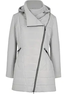 Jacke mit breitem Kragen und Kapuze, bonprix