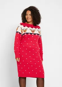 Robe de Noël en maille renne, bonprix