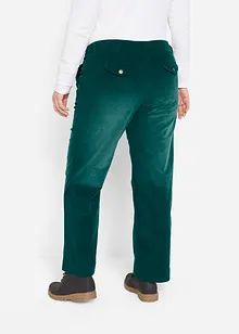 Pantalon en velours côtelé extensible, Wide, bonprix