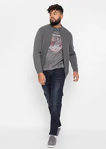 Slim Fit Cargo-Stretch-Jeans, Straight, bonprix