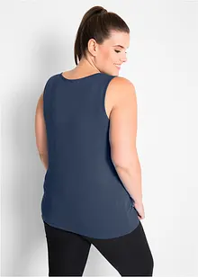 Lot de 5 longs débardeurs coton, bonprix