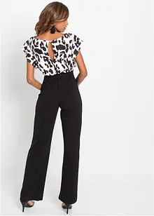 Wickeljumpsuit mit Print, bonprix