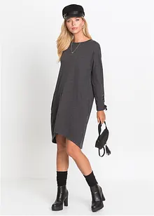 Sweatkleid mit Schnürungen, bonprix