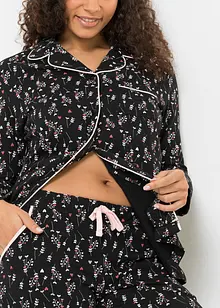 Pyjama avec patte de boutonnage, bonprix