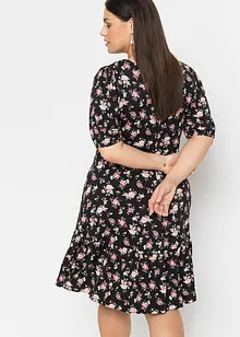 Jerseykleid mit Puffärmeln, bonprix