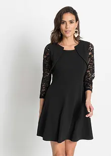 Robe avec manches dentelle , bonprix