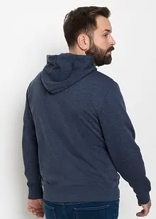 Sweat zippé à capuche avec fermeture zippée, bonprix