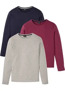 Langarmshirt (3er Pack), bonprix