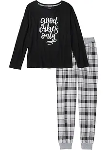 Pyjama mit oversized Shirt, bonprix