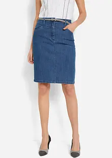 Jupe en jean stretch, bonprix