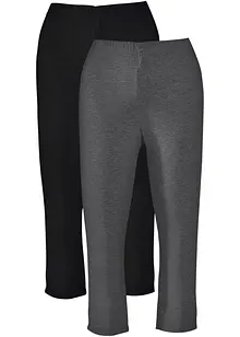 Lot de 2 leggings 3/4 extensibles, bonprix