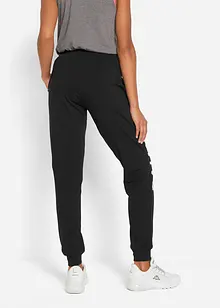 Pantalon de jogging en coton avec imprimé, Loose Fit, bonprix