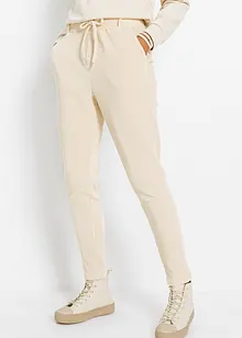 Pantalon en velours côtelé à taille élastiquée, bonprix