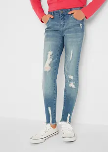 Mädchen Skinny-Jeans mit Used Effekt, bonprix