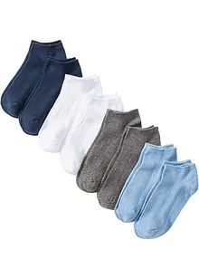 Sneakersocken mit Bio-Baumwolle (8er Pack), bonprix