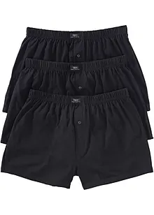 Lockere Jersey Boxershorts (3er Pack), bonprix