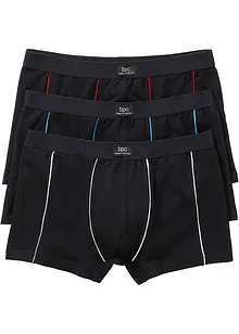 Lot de 3 boxers coutures colorées, bonprix