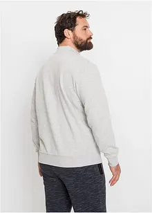 Sweatshirt mit Troyerkragen, bonprix